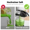 AMZCHEF Entsafter für Gemüse und Obst, Slow Juicer,  Produktbild-Vorschau 4