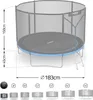 Neo-Sport 183 cm (6 Fuß) Gartentrampolin mit Außennetz und Produktbild-Vorschau 11