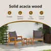 vidaXL Chaise de jardin avec coussins (lot de 2) - Finition Voir les images du produit 5
