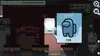 A screenshot from the video game Among Us, showing a character and a task interface. Náhled obrázku produktu