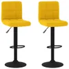 Two yellow bar stools on a white background. Náhled obrázku produktu