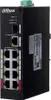 A black network switch with multiple ports and indicator lights, presented against a white background. Anteprima dell’immagine prodotto
