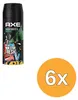 6x Axe Deospray - Collision Fresh Forest & Graffiti, 150 ml Productafbeelding-voorbeeld 2