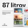 Klarstein Big Daddy - kombinovaná chladnička, LED, 61/26 l, Náhľad obrázku produktu 2