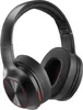 A black over-ear Bluetooth headphone with red accents, shown against a white background. Anteprima dell’immagine prodotto