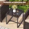 Zestaw mebli ogrodowych COSTWAY z polirattanu, meble Podgląd zdjęcia produktu 7