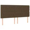 The Living Store LED Kopfteil Dunkelbraun 180x7x118/128 cm Produktbild-Vorschau 5