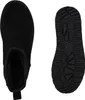 A top-down view of a black boot and a separate view of its sole, presented on a white background. Produktbild-Vorschau