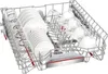 A close-up view of the upper rack of a dishwasher filled with clean dishes and glasses. Anteprima dell’immagine prodotto