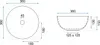 Rea Aufsatzwaschbecken Stella Round White Produktbild-Vorschau 7