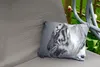 MuchoWow® Outdoor Kissen - Tiger - Tiere - Schwarz - Weiß - Produktbild-Vorschau 2