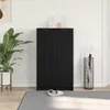 vidaXL Schuhschrank mit Regal Schwarz Eichen-Optik 59 x 35 Produktbild-Vorschau 4