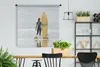 MuchoWow® Wandteppich Wandbehang Weibliche Surferin steht Produktbild-Vorschau 2