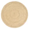 TT Home Wohnzimmer Teppich Jute Rund Modern Boho Ethno Produktbild-Vorschau 5