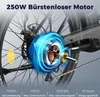Ebike 26 Zoll e Bike Herren 36V 20.3Ah Akku Elektrofahrrad Produktbild-Vorschau 8