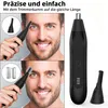 Nasenhaartrimmer 2in1, Ohr- & Augenbrauentrimmer, USB Produktbild-Vorschau 7