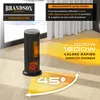 Brandson Heizlüfter 1800W mit Kaminfeuer-Effekt, Keramik Produktbild-Vorschau 22