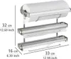 WENKO Wand Küchen Rollen Halter TRIO Papier Frischhalten Produktbild-Vorschau 5