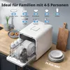 AIRMSEN Tischgeschirrspüler ECO-Modus,5L wassertank,9 Produktbild-Vorschau 5