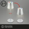 Briloner lampe de table sans fil, tactile, lumière colorée Voir les images du produit 3