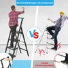 YARDIN Escabeau 4 marches pliable avec main courante, Voir les images du produit 6