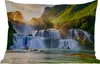 MuchoWow® Outdoor Kissen - Wasserfall - Pflanzen - Sonne - Produktbild-Vorschau 1