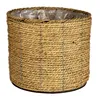 Květináč Clayre & Eef Ø 30x23 cm Hnědá mořská tráva Náhled obrázku produktu 1