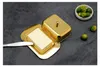 Echtwerk Butterdose aus Edelstahl silber, Farbe:Gold Produktbild-Vorschau 3