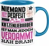 Katzenliebhaber Geschenk Tasse Lustige Geschenkidee für Produktbild-Vorschau 1