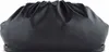 A black leather pouch bag is shown against a white background. Produktbild-Vorschau
