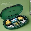 Mini Pillendose mit Tablettenteiler, tragbare Produktbild-Vorschau 2