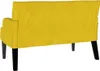 vidaXL Canapé Chesterfield Gelb 112 x 65.5 x 75 cm Samt Voir les images du produit 6
