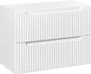 Armoire De Salle De Bain Sous Lavabo 80 Cm Blanc Mat Avec Voir les images du produit 1