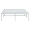vidaXL Rama łóżka metalowa biała 120x200 cm Podgląd zdjęcia produktu 5