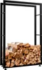CLP Kaminholzständer Keri V2 schwarz 25x80x125 cm Produktbild-Vorschau 1