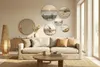 Wandbilder Beige Dekoration für Schlafzimmer Wohnzimmer Set Produktbild-Vorschau 2