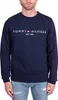 Tommy Hilfiger Tommy Logo Sweatshirt Modrý Náhled obrázku produktu 32