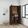 vidaXL Šatní skříň Smoked Oak 82,5x51,5x180 cm výrobek ze Náhled obrázku produktu 3