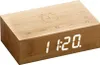 Gingko Wecker Uhr FLIP CCLICK CLOCK bambus Produktbild-Vorschau 1