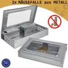 2x Metall Mausefalle Mäuse Maus Garten Mäusefalle Produktbild-Vorschau 2