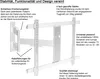 Wandhalterung weiss für TV Monitore 32-60" vollbeweglich, Produktbild-Vorschau 5