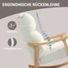HOMCOM hojdacie kreslo, ergonomické hojdacie kreslo, kreslo Náhľad obrázku produktu 5