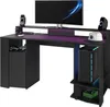 Gaming-Tisch 152cm mit LED-Leiste - schwarz Produktbild-Vorschau 7