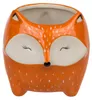 Keramik Übertopf Tierform, Fuchs Blumentopf Produktbild-Vorschau 2