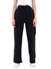COMEOR pantaloni da jogging da donna a gamba larga (nero S) Anteprima dell’immagine prodotto 6