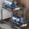 Organizer do szafki – półka wysuwana, dwupoziomowa – Podgląd zdjęcia produktu 3