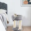 COSTWAY 4in1 Kratzbaum Klein 50,5cm, Katzenbaum mit weicher Produktbild-Vorschau 1