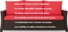 A sofa with text overlays in multiple languages. Anteprima dell’immagine prodotto