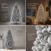 183 cm Künstlicher Weihnachtsbaum Beflockt mit Schnee, ca. Produktbild-Vorschau 5
