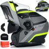 LS2 Klapphelm "FF908 Strobe II Monza" 3  schwarz / neongelb Produktbild-Vorschau 1